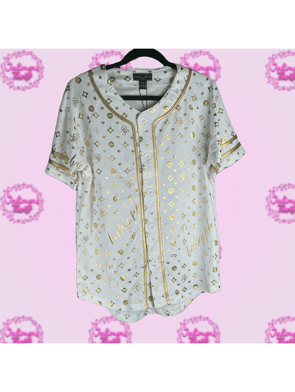 Baby Phat Gold + White Shirt